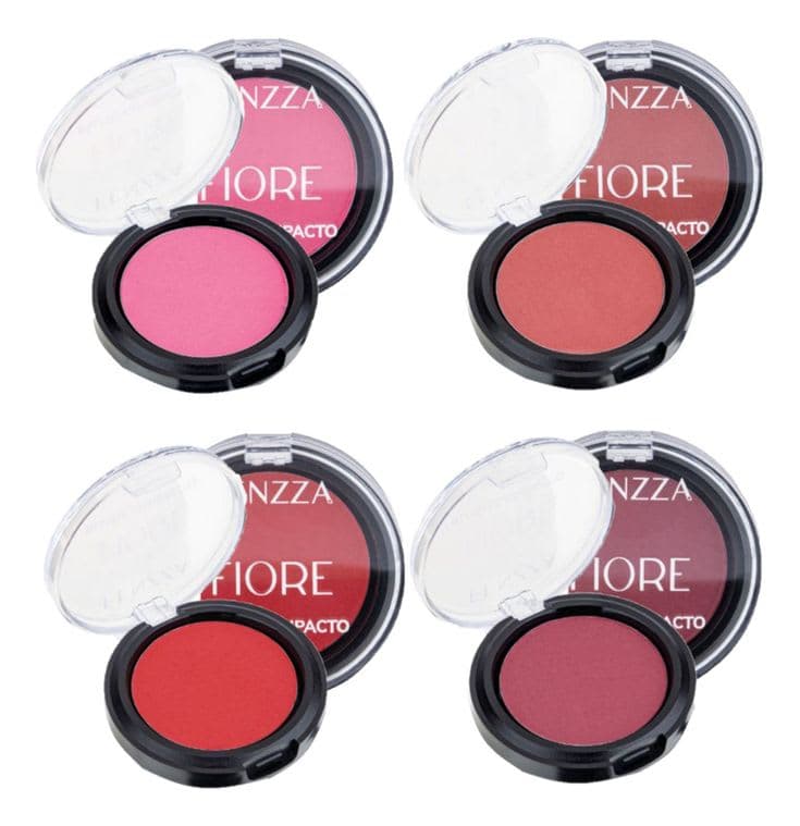 Blush Compacto Lanzza Fiore