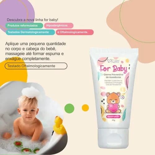 Creme preventivo de assaduras